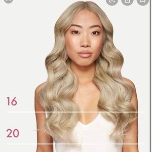Sandy blonde 20” luxy halo hair extensions